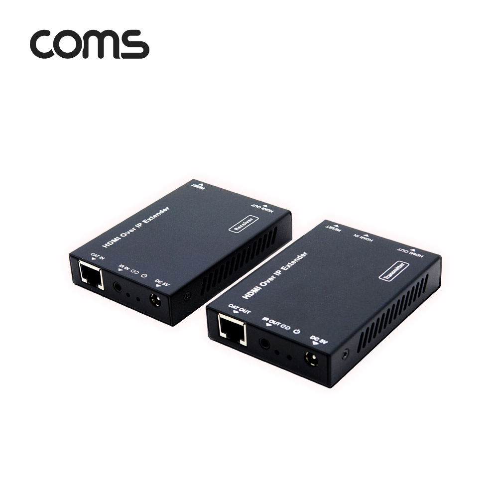 Coms HDMI 리피터(RJ45) 송/수신기 세트, 전송 거리 100M , Full HD지원