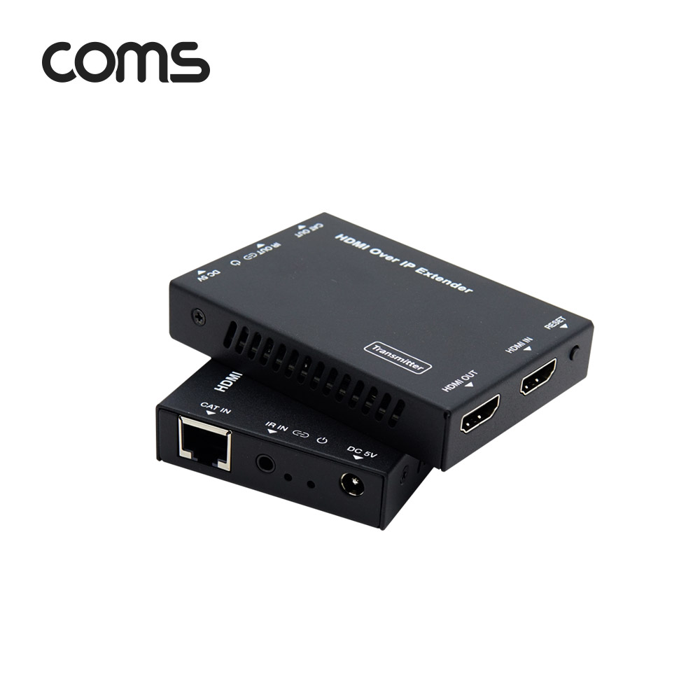 Coms HDMI 리피터(RJ45) 송/수신기 세트, 전송 거리 100M , Full HD지원