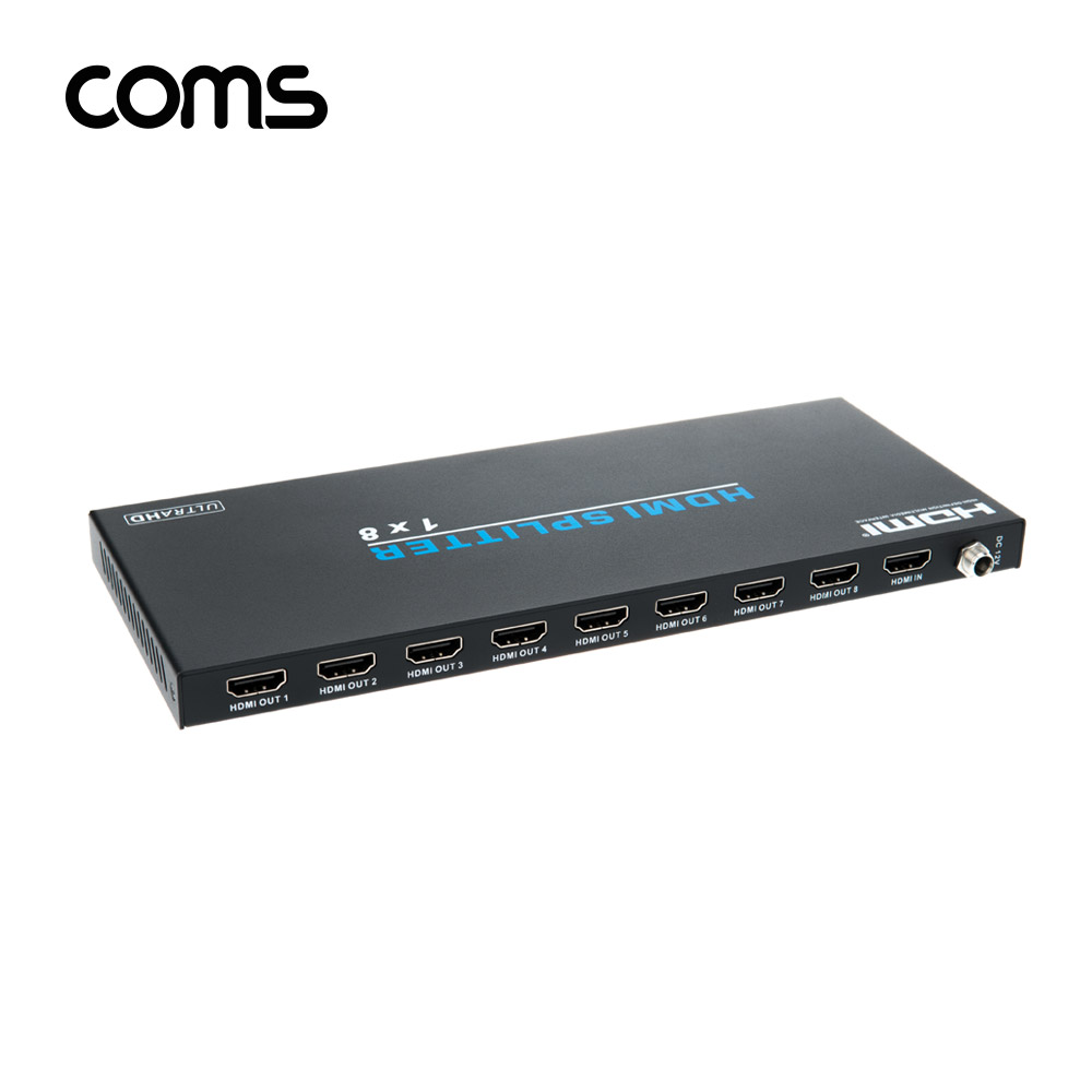  Coms HDMI 분배기(1:8) / HDMI 2.0 / 4K2K@60Hz / 18Gbps 4:4:4