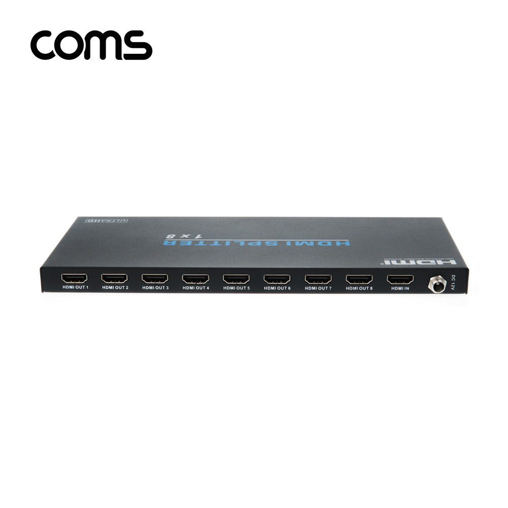  Coms HDMI 분배기(1:8) / HDMI 2.0 / 4K2K@60Hz / 18Gbps 4:4:4