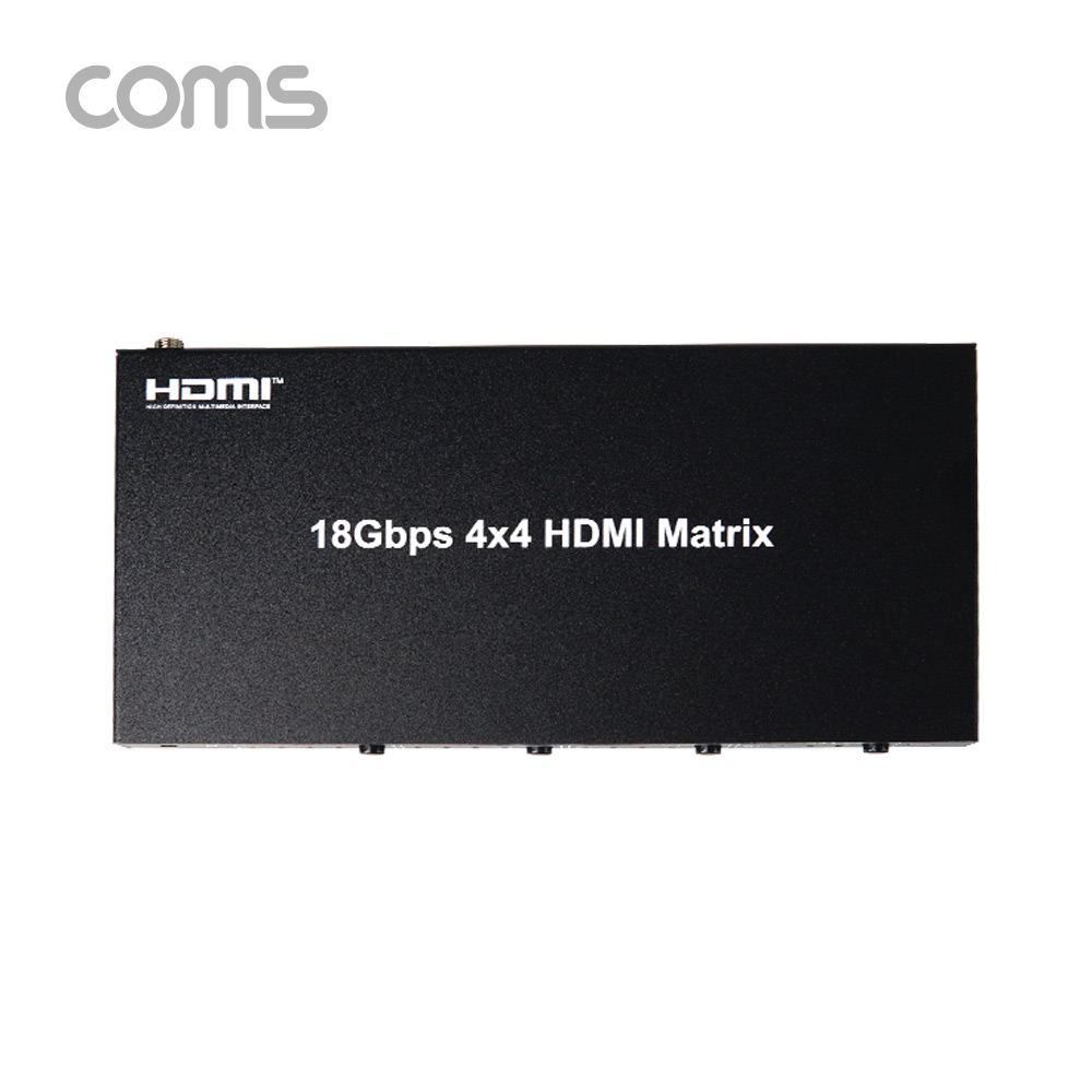 Coms HDMI 2.0 선택기(4:4) / HDMI 4x4 매트릭스 / HDCP 2.2