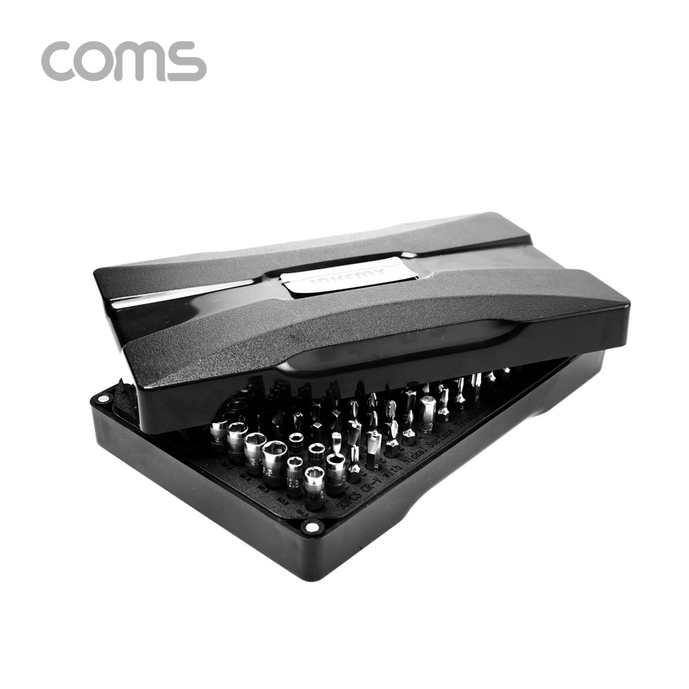 Coms 드라이버 세트 106 in 1, 다용도 멀티 공구, 십자 일자 별 육각