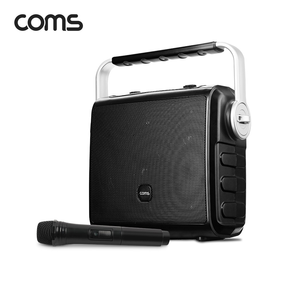 Coms 정격출력 50W 휴대용 블루투스 Hi-Fi 스피커 앰프 / 우퍼, 트위터 / 가정용노래방