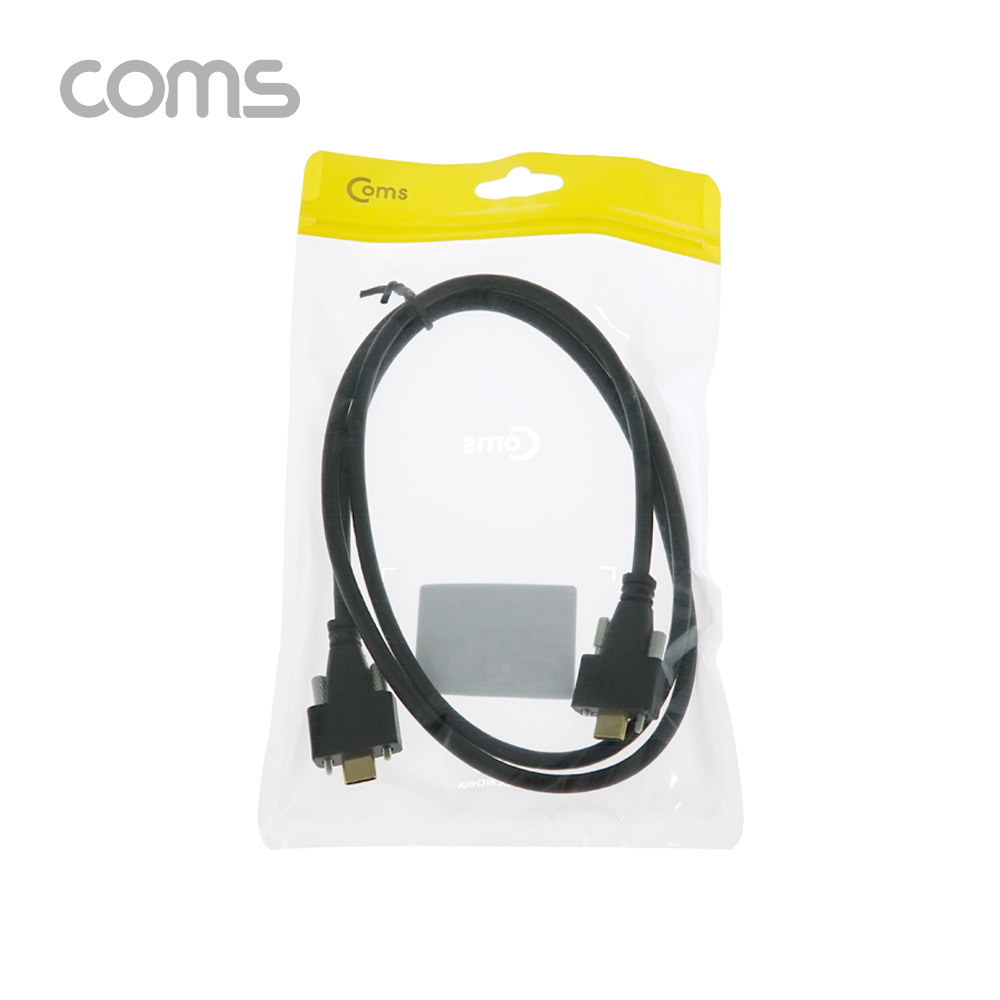 Coms USB 3.1(Type C) 양방향 포트(MM) 90cm / 브라켓 연결 / 판넬형 / 브라켓 미포함 케이블 젠더