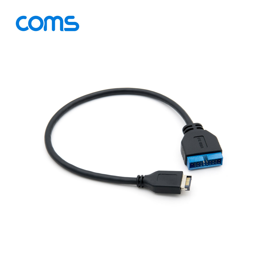 Coms USB 3.1 Type E(M) to Motherboard 20P(M) 케이블 / 30cm젠더 메인보드 마더보드