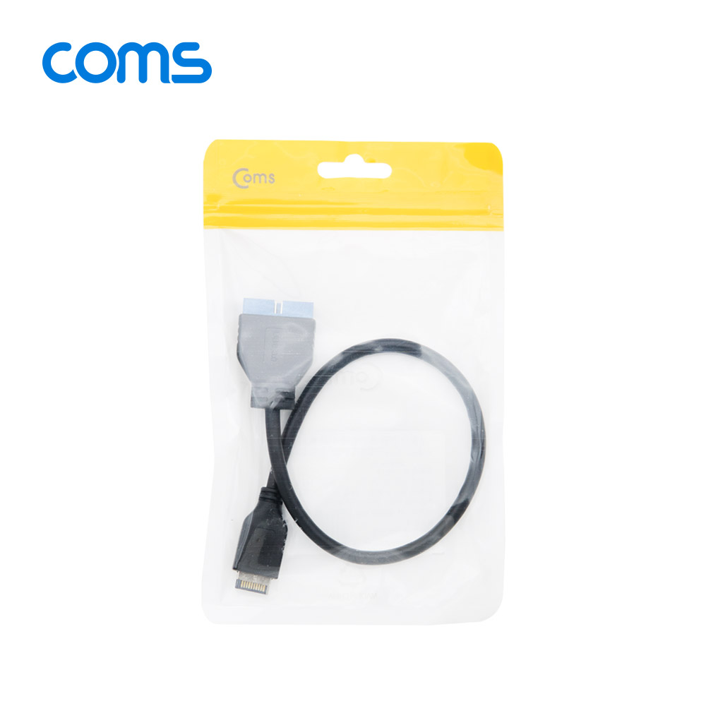 Coms USB 3.1 Type E(M) to Motherboard 20P(M) 케이블 / 30cm젠더 메인보드 마더보드