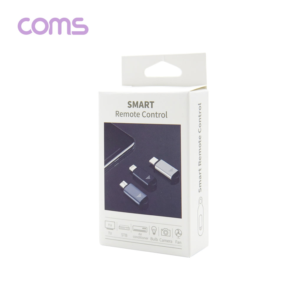 Coms USB 3.1 Type-C 스마트폰 리모콘 / 리모트 컨트롤러 / TV, 에어컨, 가전제품 원격제어 / 적외선