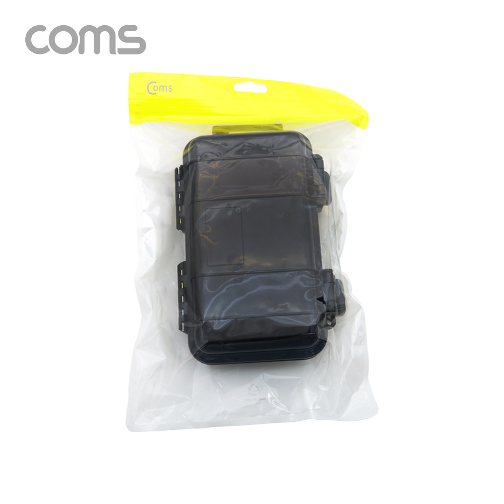 Coms 플라스틱 방수 케이스 / 휴대용 케이스 / Black / 205*125*45 / 충격 방지(충격 흡수 보호 스펀지), 각종 공구 장비 수납 및 보관