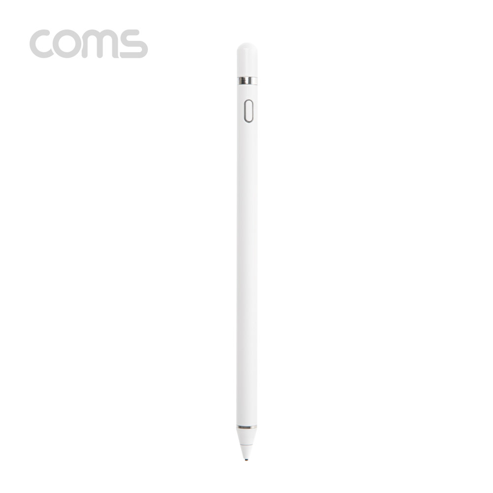 Coms 정전식 터치펜 / 스타일러스 터치펜 / 모든 스마트폰 호환 / 초미세 펜촉 / White