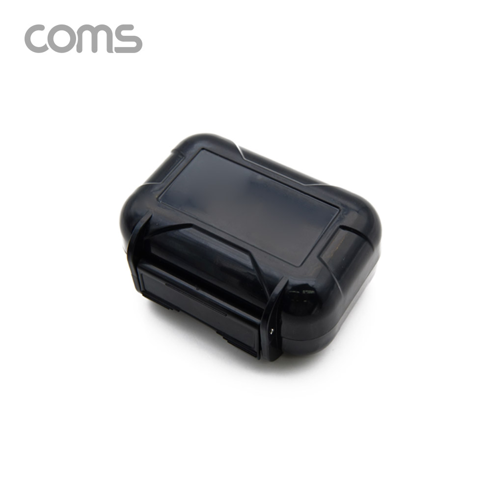 Coms 플라스틱 방수 케이스 / 휴대용 케이스 / Black / 85*70*40 / 충격 방지(충격 흡수 보호 스펀지), 각종 공구 장비 수납 및 보관