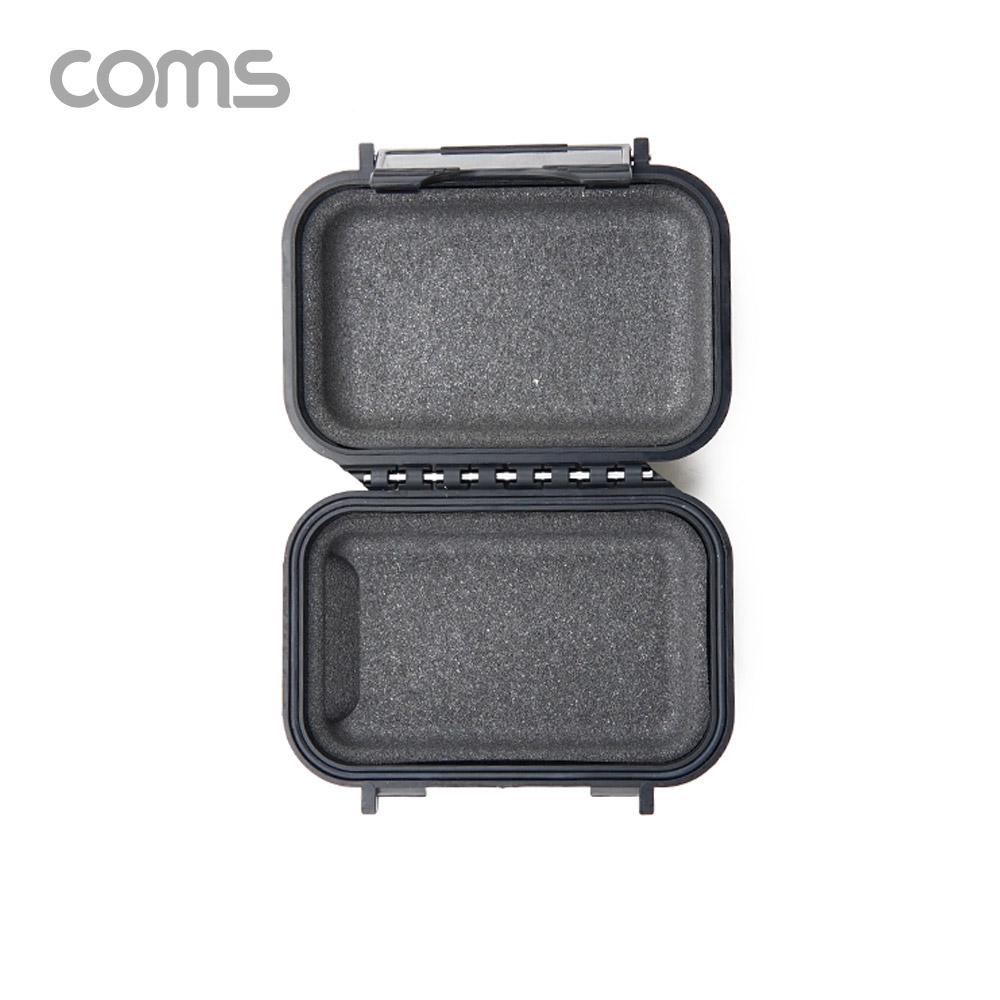 Coms 플라스틱 방수 케이스 / 휴대용 케이스 / Black / 85*70*40 / 충격 방지(충격 흡수 보호 스펀지), 각종 공구 장비 수납 및 보관