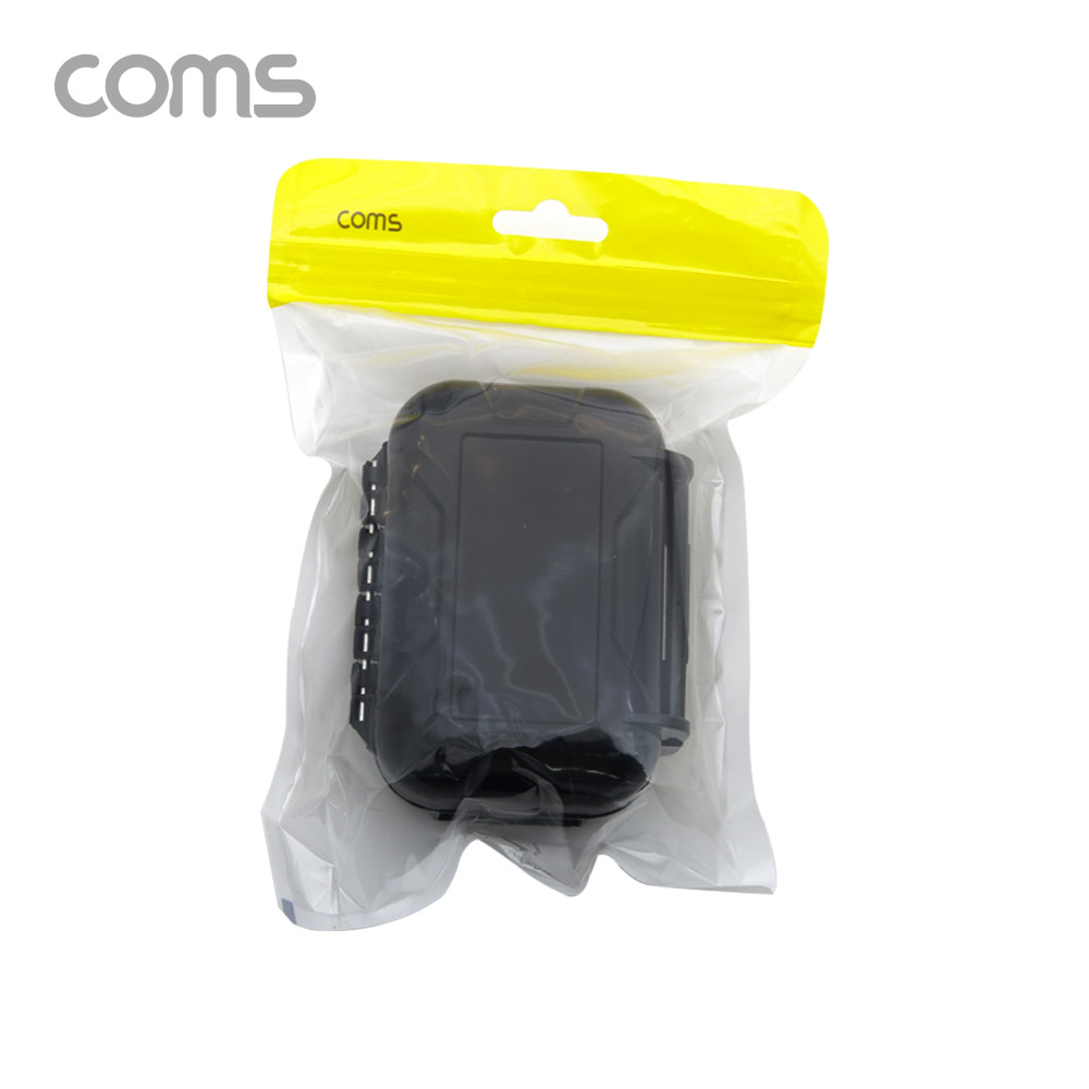 Coms 플라스틱 방수 케이스 / 휴대용 케이스 / Black / 85*70*40 / 충격 방지(충격 흡수 보호 스펀지), 각종 공구 장비 수납 및 보관