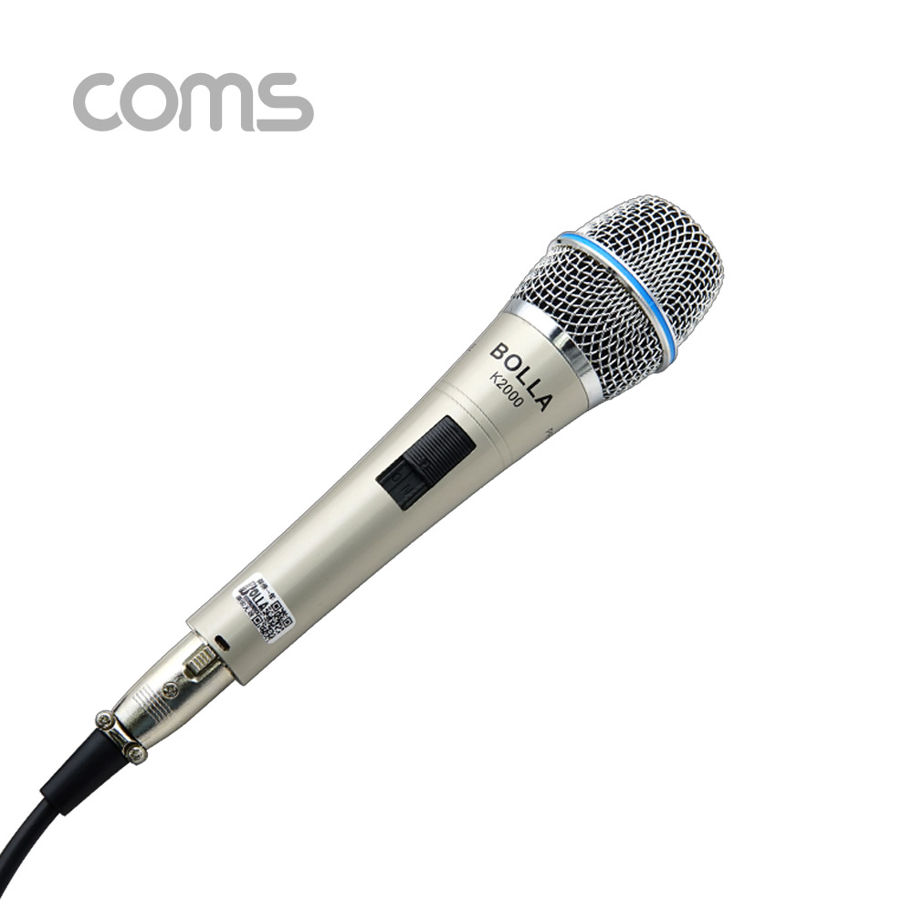 Coms 콘덴서 유선 마이크 / metal / 3.5mm / Silver
