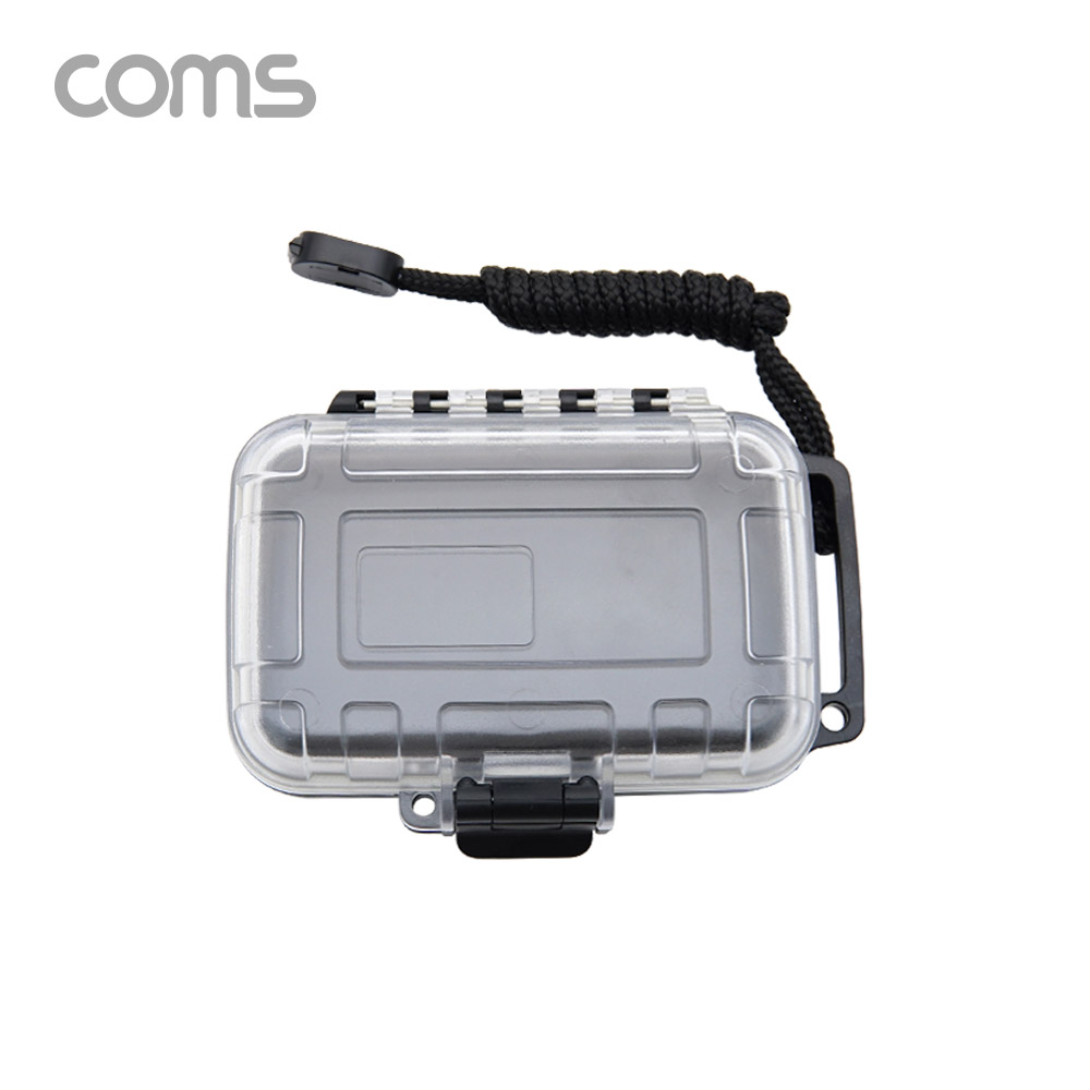 Coms 플라스틱 방수 케이스 / 휴대용 케이스 / 스트랩형 / Black / 135*85*40 / 충격 흡수(방지), 각종 공구 장비 수납 및 보관