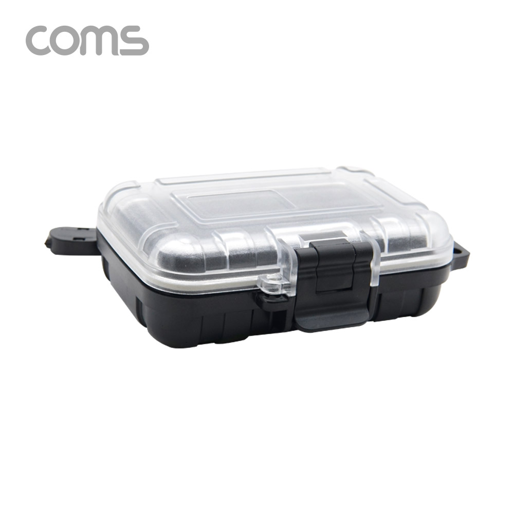 Coms 플라스틱 방수 케이스 / 휴대용 케이스 / 스트랩형 / Black / 135*85*40 / 충격 흡수(방지), 각종 공구 장비 수납 및 보관
