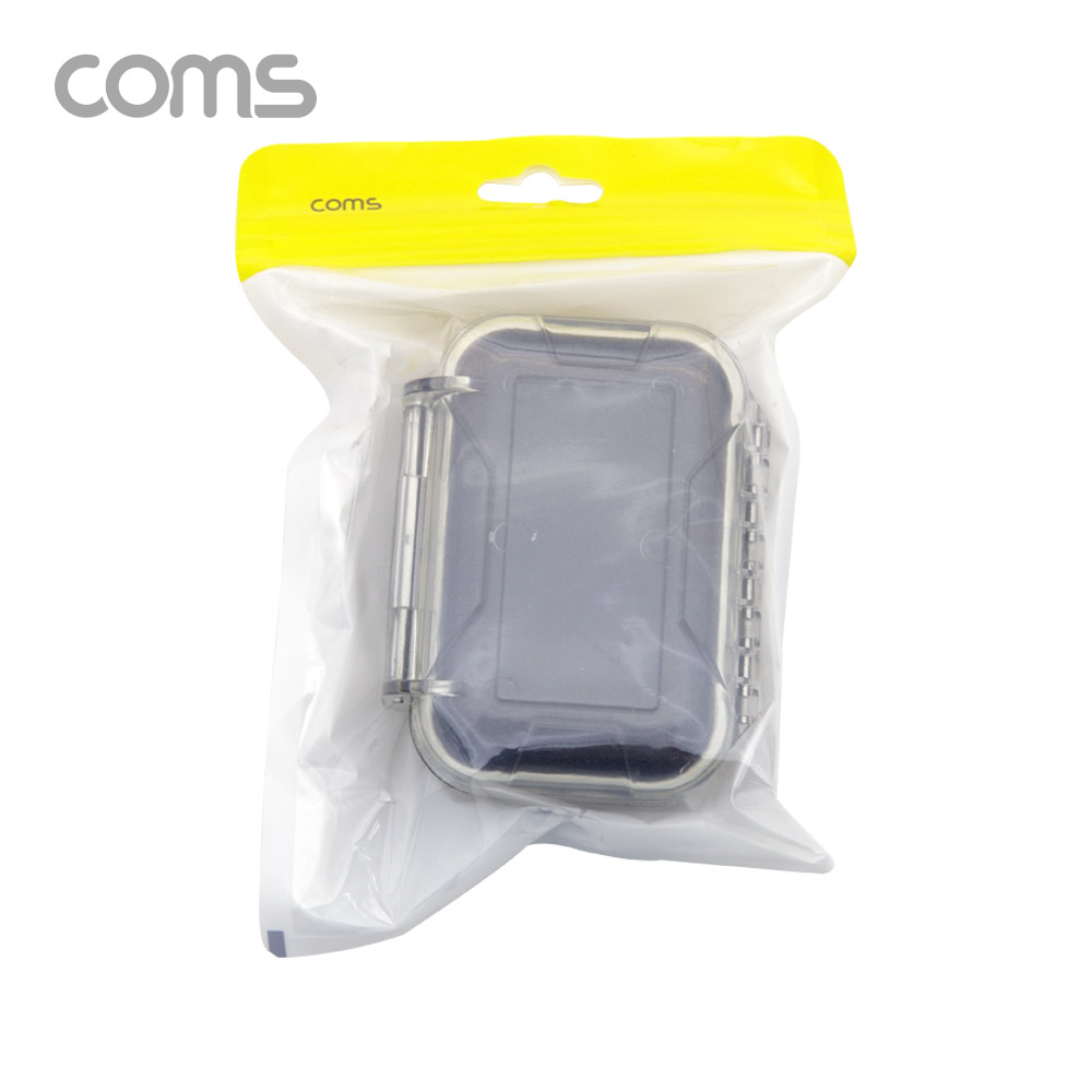 Coms 플라스틱 방수 케이스 / 휴대용 케이스 / 투명 / 90x65x40mm / 충격 흡수(방지), 각종 공구 장비 수납 및 보관
