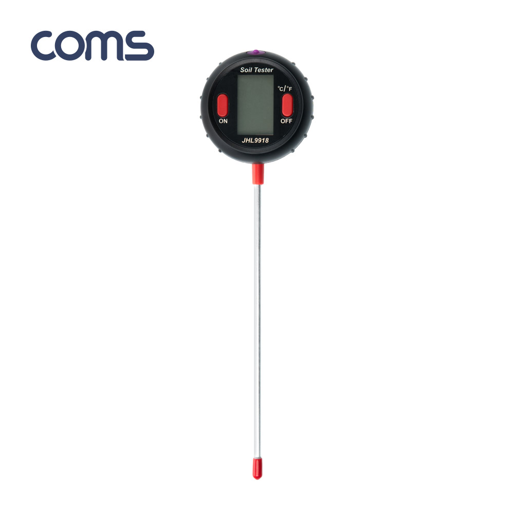 Coms 테스터기(토질 농도 PH / 온도 습도 측정) 5 in 1
