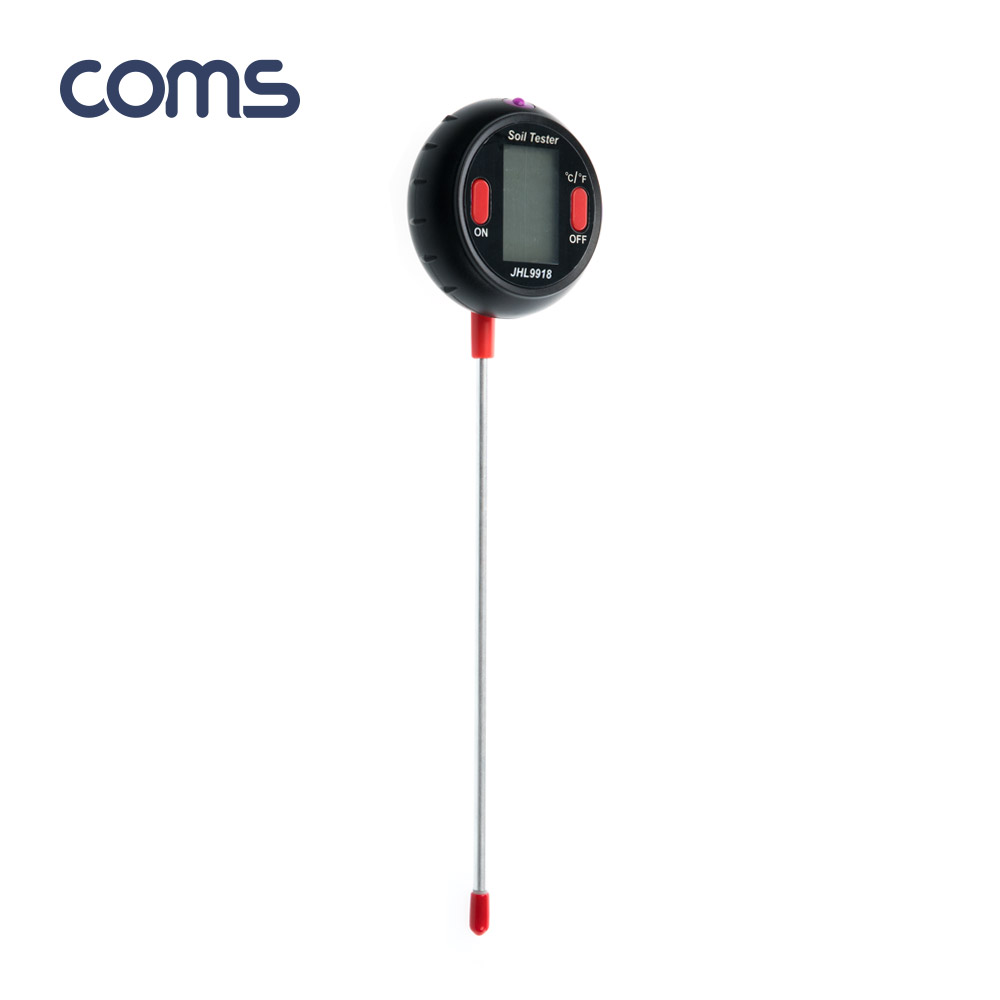 Coms 테스터기(토질 농도 PH / 온도 습도 측정) 5 in 1