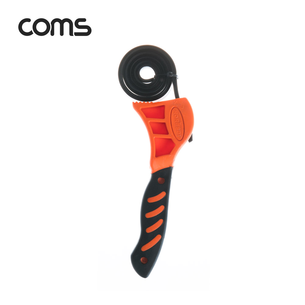 Coms 고무 스트랩 렌치 6형 / 다용도 / 배관용 / 병따개