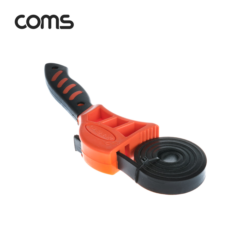 Coms 고무 스트랩 렌치 6형 / 다용도 / 배관용 / 병따개