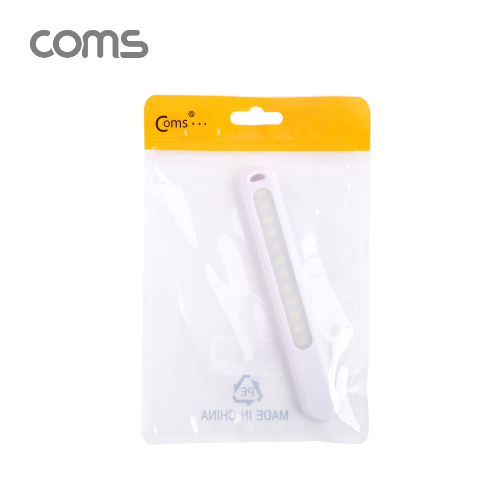 Coms USB LED 램프(스틱), 14cm 12LED/White / LED 라이트 / 후레쉬(손전등), 랜턴, 휴대용(독서등, 학습용, 탁상용 조명)