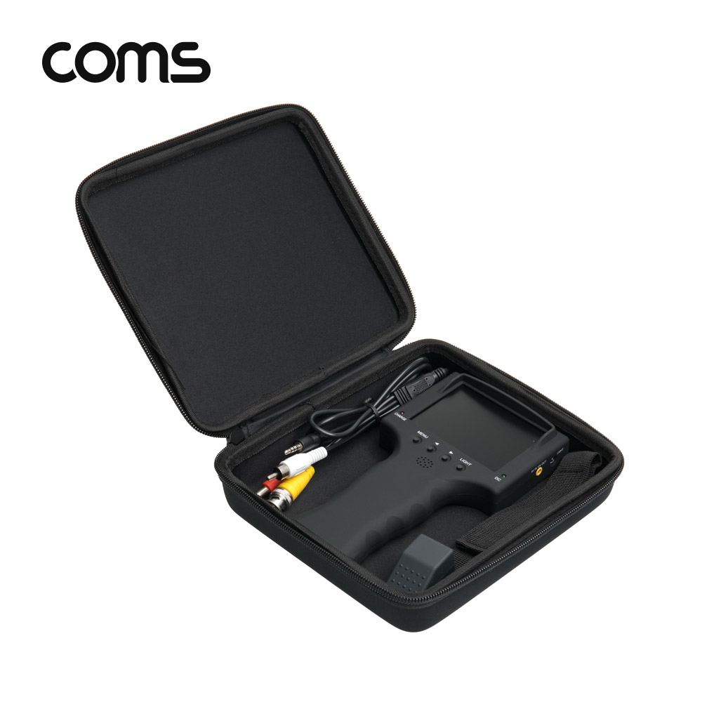 Coms CCTV 카메라 테스터기, 작동여부 테스트, 아날로그 및 AHD