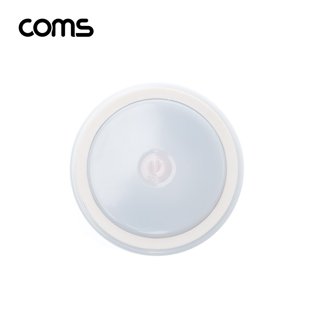 Coms 터치형 LED 램프 / 무드등 / 취침등 / 3단 밝기 / 원형 램프