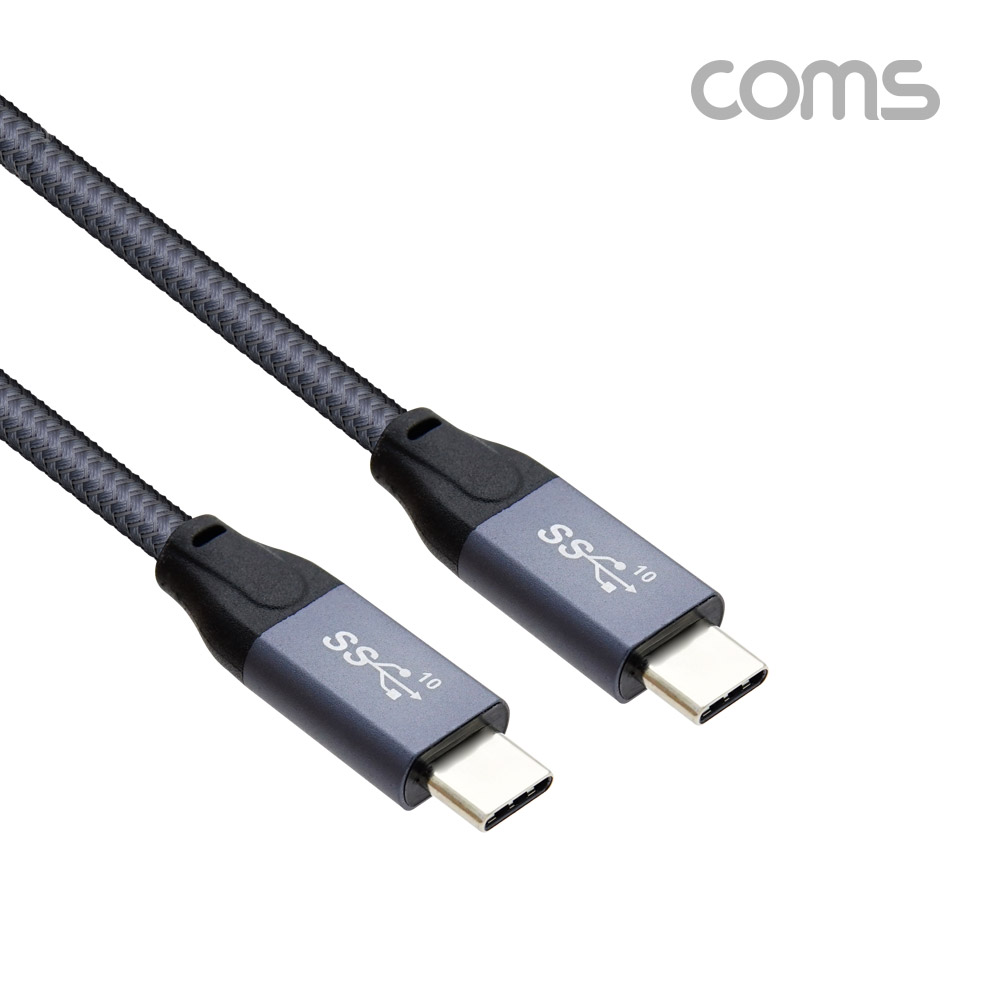 Coms USB 3.1 Type C PD 케이블 1.5M 100W GEN2 10Gbps C타입 to C타입