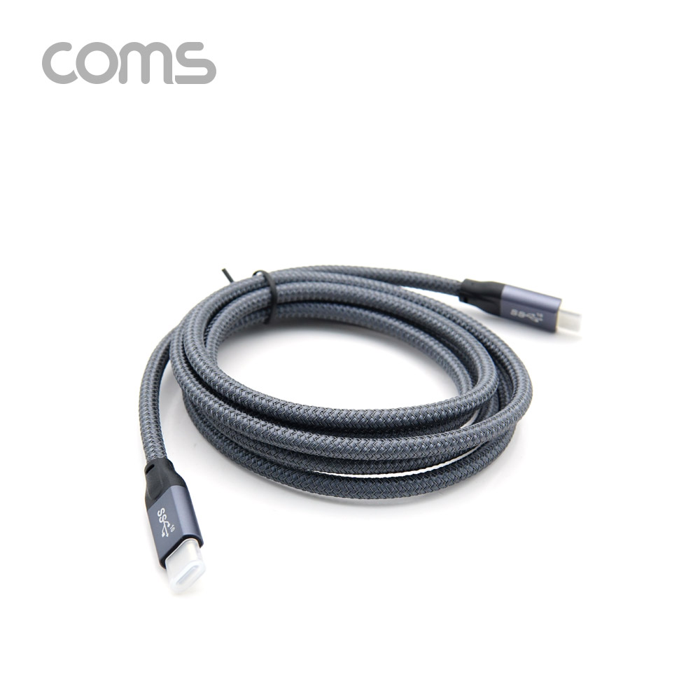Coms USB 3.1 Type C PD 케이블 1.5M 100W GEN2 10Gbps C타입 to C타입