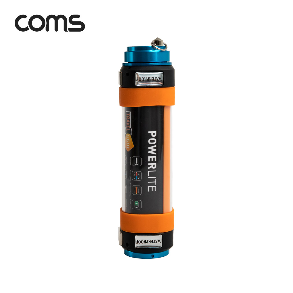 Coms 다기능 캠핑 LED 랜턴/손전등/램프, IP68 방수