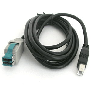 Coms Powered USB 12V / USB B(M) 케이블 2m [VU088]