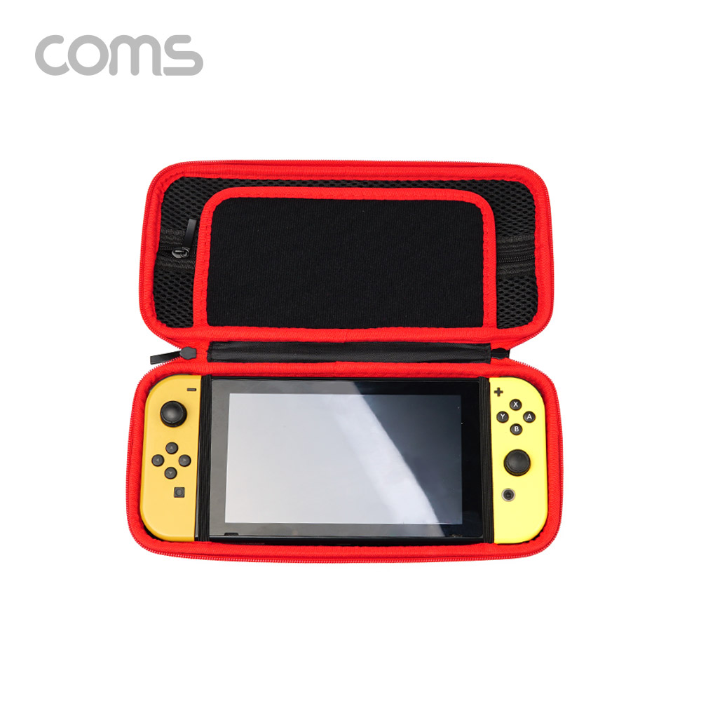 Coms 닌텐도 스위치 보호 키트 세트 / 보호 필름 / 파우치 / 먼지 방지 / 카드 수납