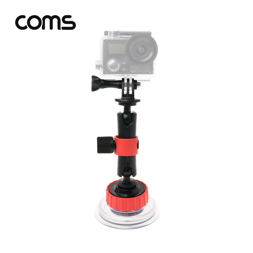 Coms 액션캠 흡착 거치대 / 차량용 / 스포츠 / 유리 거치 / 마운트