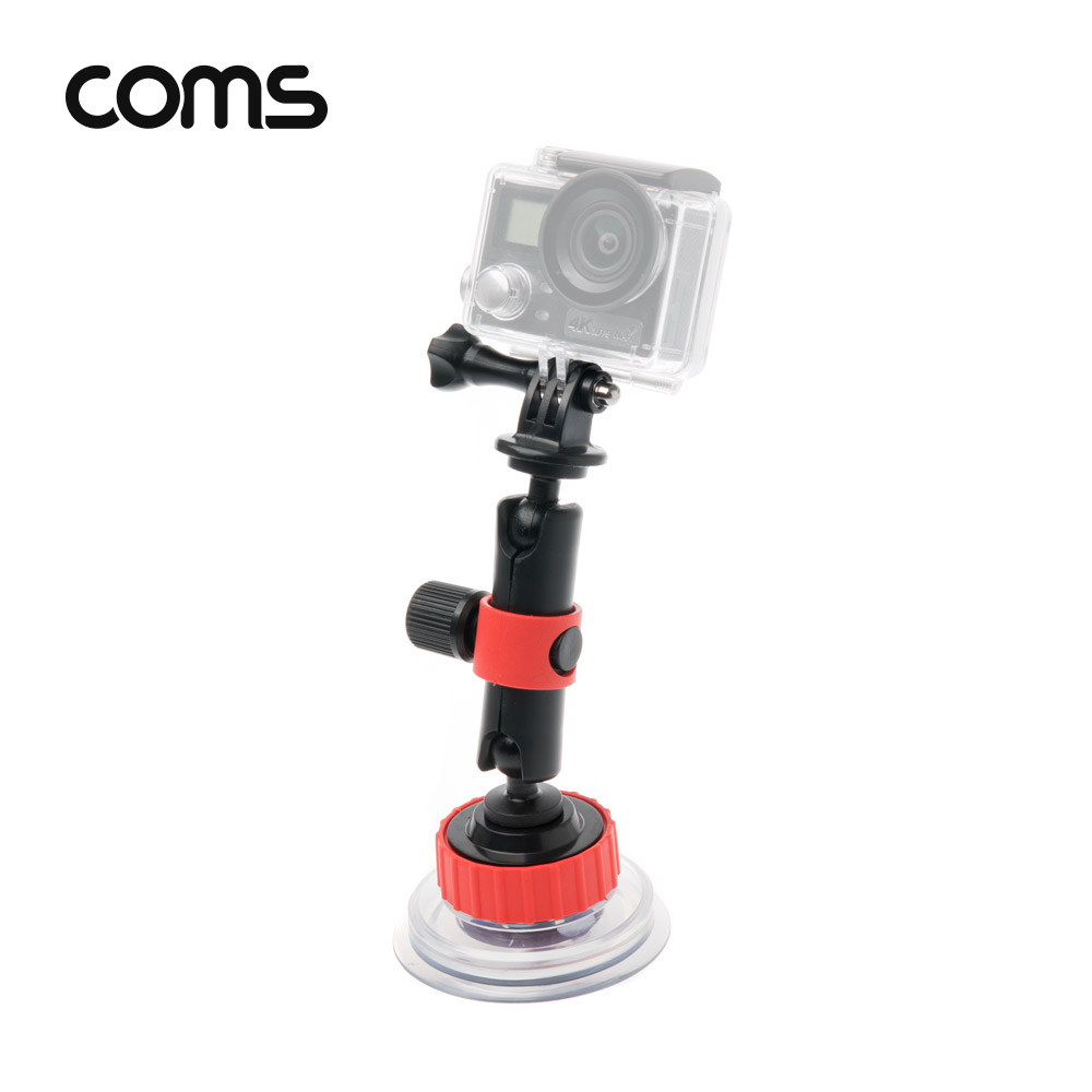 Coms 액션캠 흡착 거치대 / 차량용 / 스포츠 / 유리 거치 / 마운트