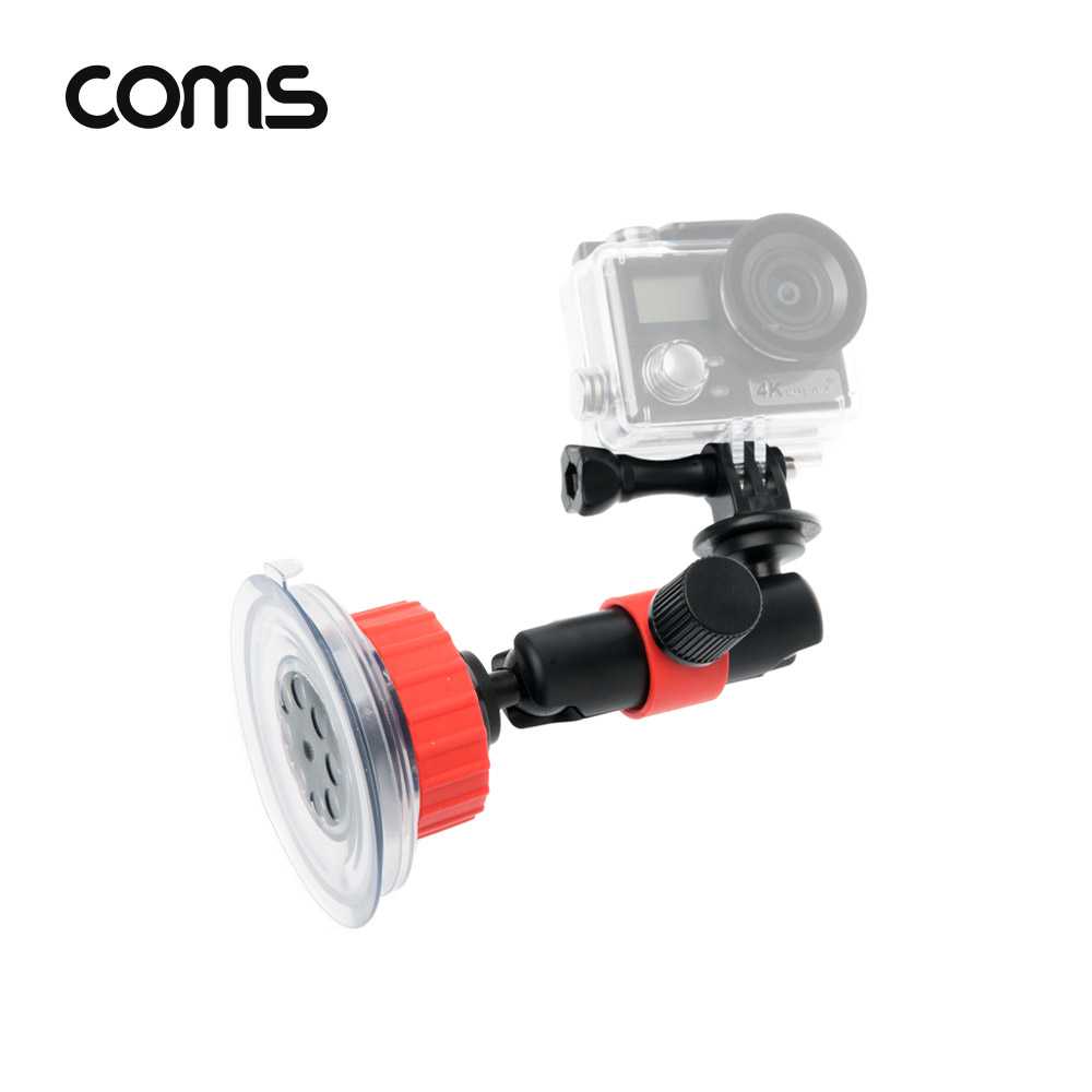 Coms 액션캠 흡착 거치대 / 차량용 / 스포츠 / 유리 거치 / 마운트