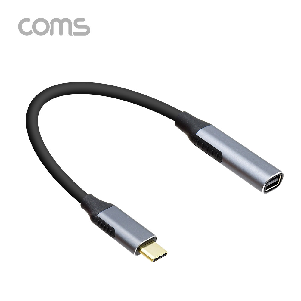 Coms USB 3.1(Type C) to Mini DP 변환 케이블, 20cm/Type C(M) to Mini DP(F)/미니 디스플레이포트