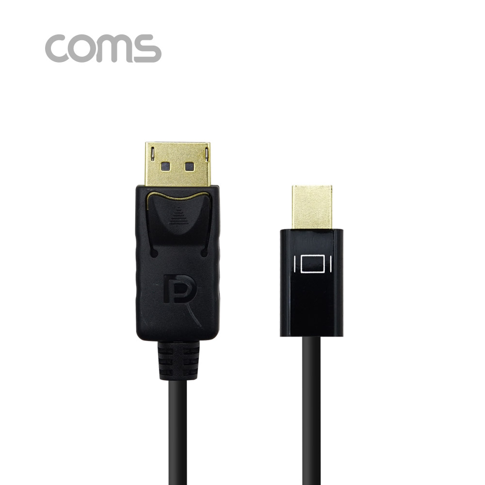 Coms 디스플레이 포트 젠더 변환 DP(M) / Mini DP(M) 30cm