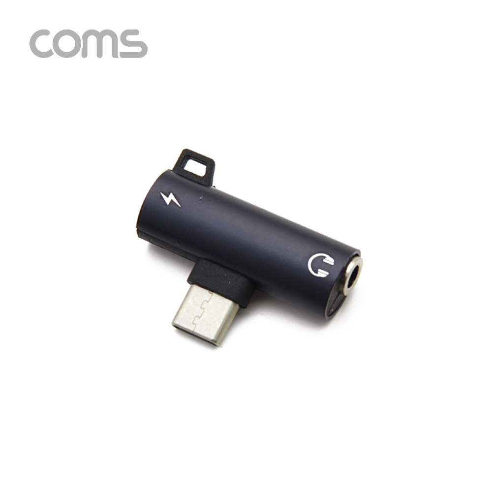 Coms USB 3.1 Type C 오디오 젠더 C타입 to 3.5mm 스테레오+충전 이어폰 젠더 화웨이 샤오미 전용 국내폰 사용불가