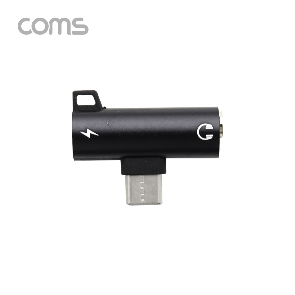 Coms USB 3.1 Type C 오디오 젠더 C타입 to 3.5mm 스테레오+충전 이어폰 젠더 화웨이 샤오미 전용 국내폰 사용불가