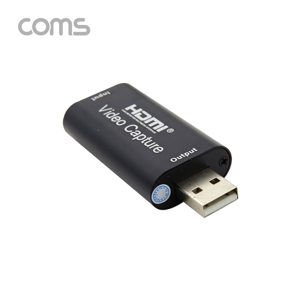 Coms HDMI 캡쳐(USB 2.0) / UHD 4K2K 입력지원 / 1080P@30Hz / 컴팩트형