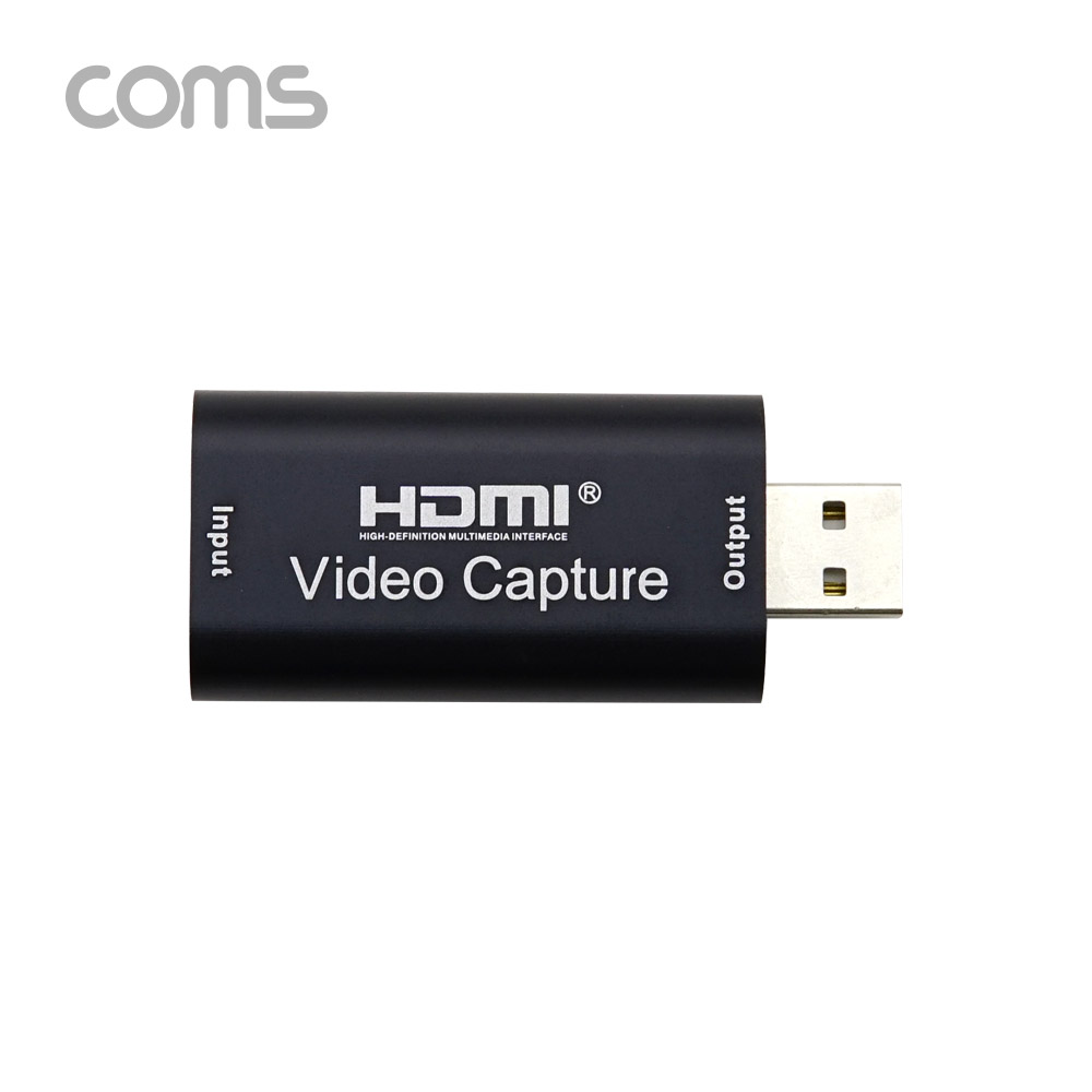 Coms HDMI 캡쳐(USB 2.0) / UHD 4K2K 입력지원 / 1080P@30Hz / 컴팩트형