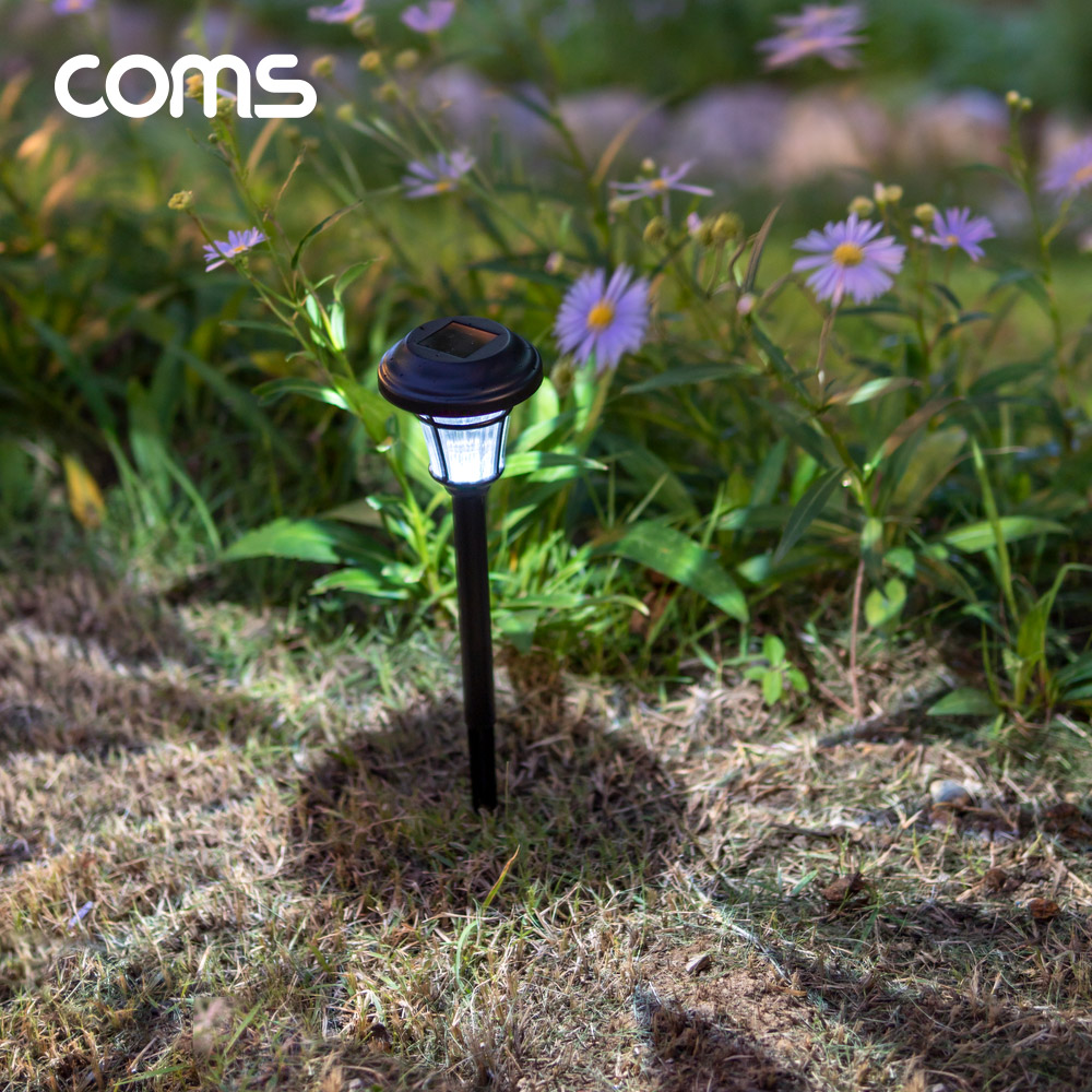  Coms 태양광 LED 정원등 / 6000K 백색 조명
