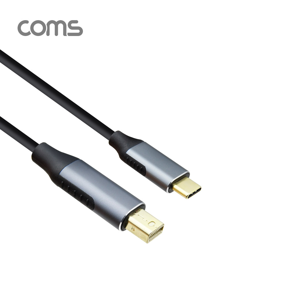 Coms USB 3.1 Type C to 미니 디스플레이포트 변환 케이블 1.8M 4K@60Hz UHD C타입 to Mini DP
