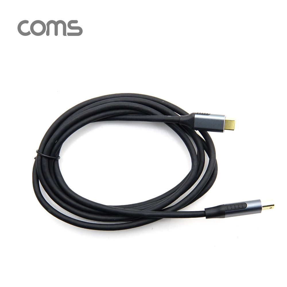 Coms USB 3.1 Type C to 미니 디스플레이포트 변환 케이블 1.8M 4K@60Hz UHD C타입 to Mini DP
