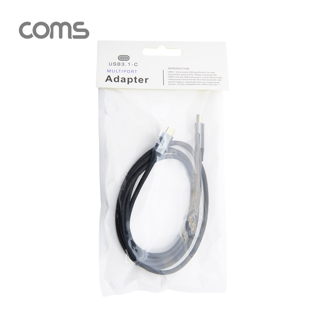 Coms USB 3.1 Type C to 미니 디스플레이포트 변환 케이블 1.8M 4K@60Hz UHD C타입 to Mini DP