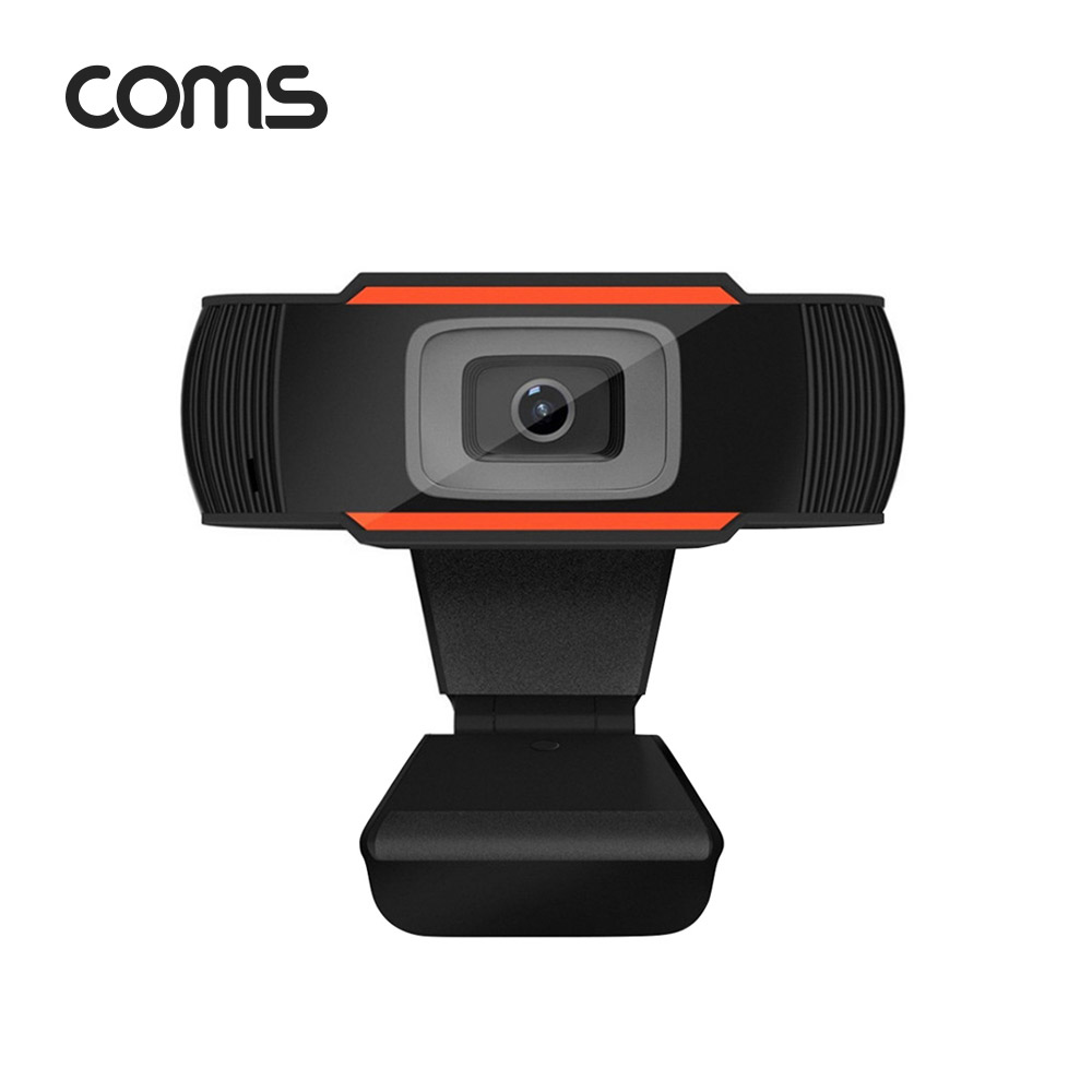 Coms 웹캠 / 웹카메라 / Full HD 해상도 / 1920 x 1080P / 마이크 내장 / 화상회의 / 200만화소