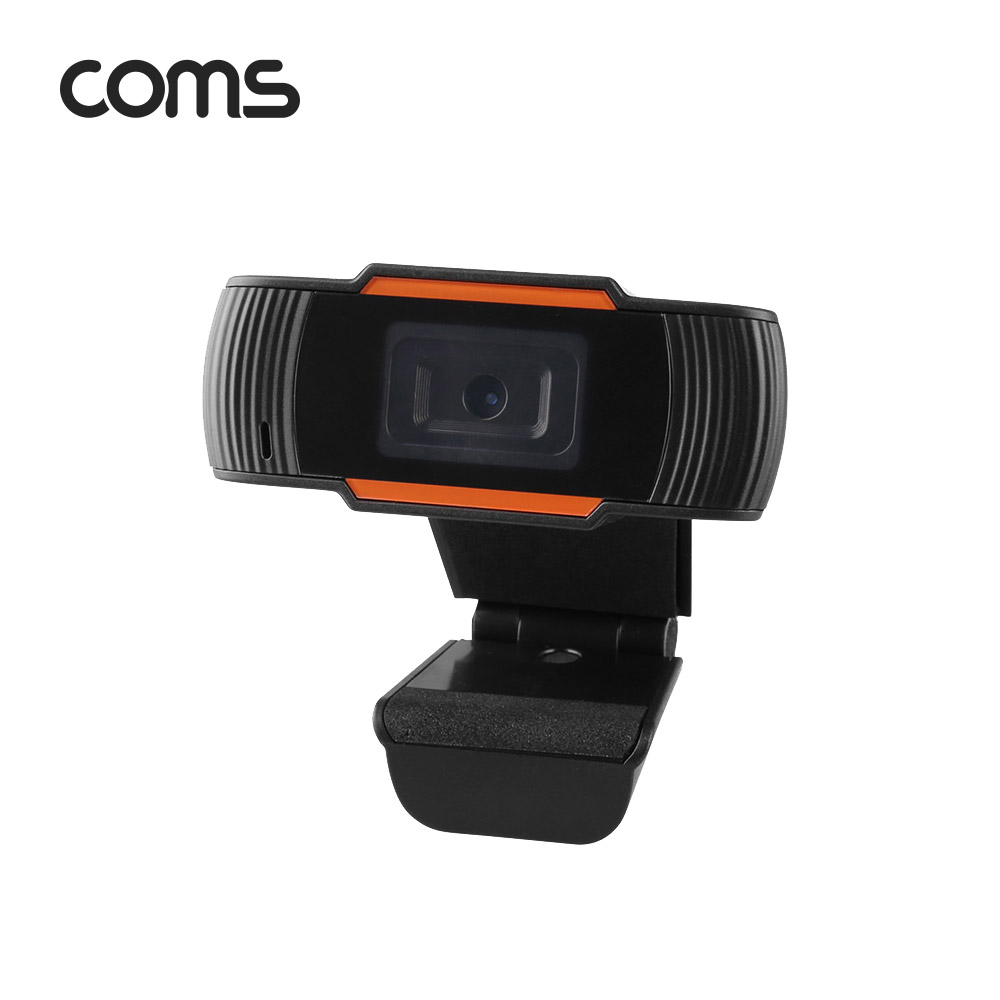 Coms 웹캠 / 웹카메라 / Full HD 해상도 / 1920 x 1080P / 마이크 내장 / 화상회의 / 200만화소