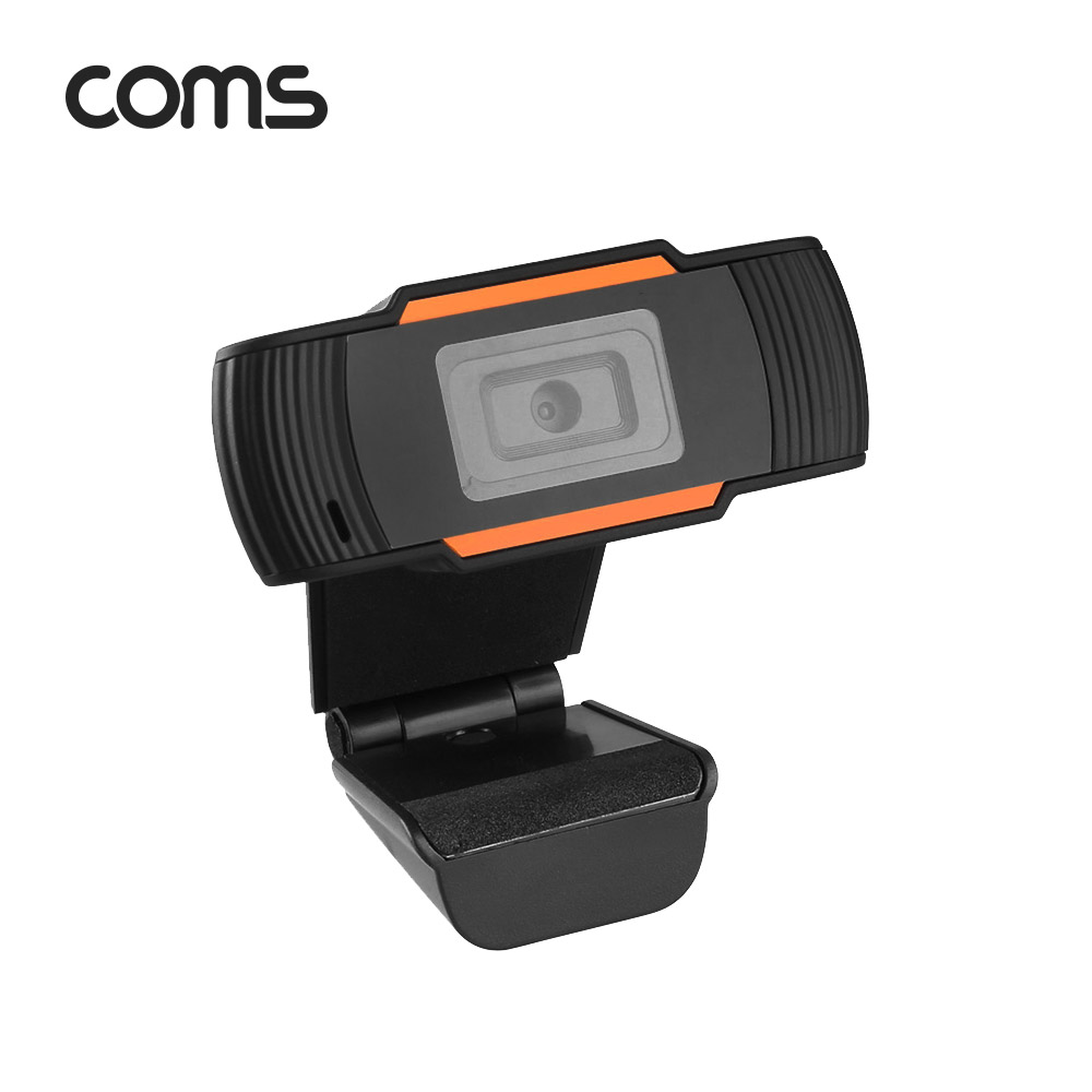 Coms 웹캠 / 웹카메라 / Full HD 해상도 / 1920 x 1080P / 마이크 내장 / 화상회의 / 200만화소
