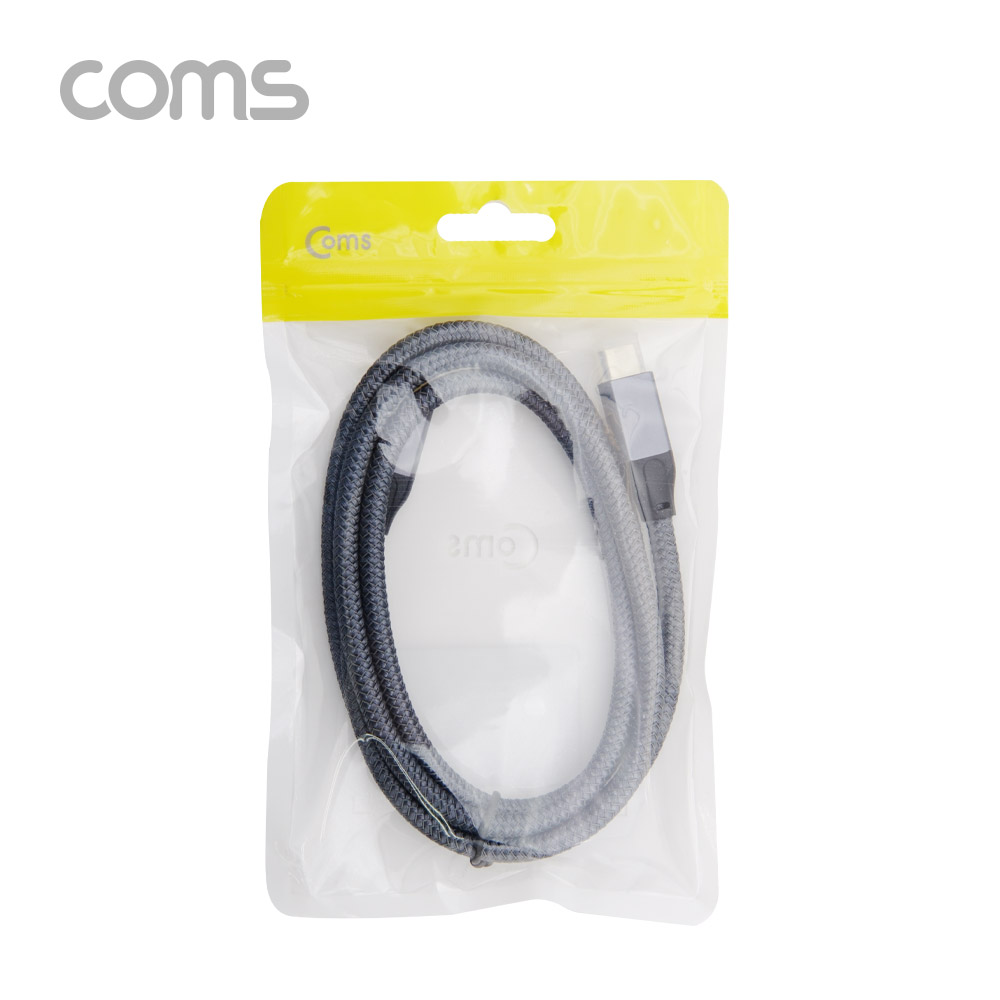 Coms USB 3.1 Type C 케이블 1M 100W GEN2 10Gbps C타입 to C타입