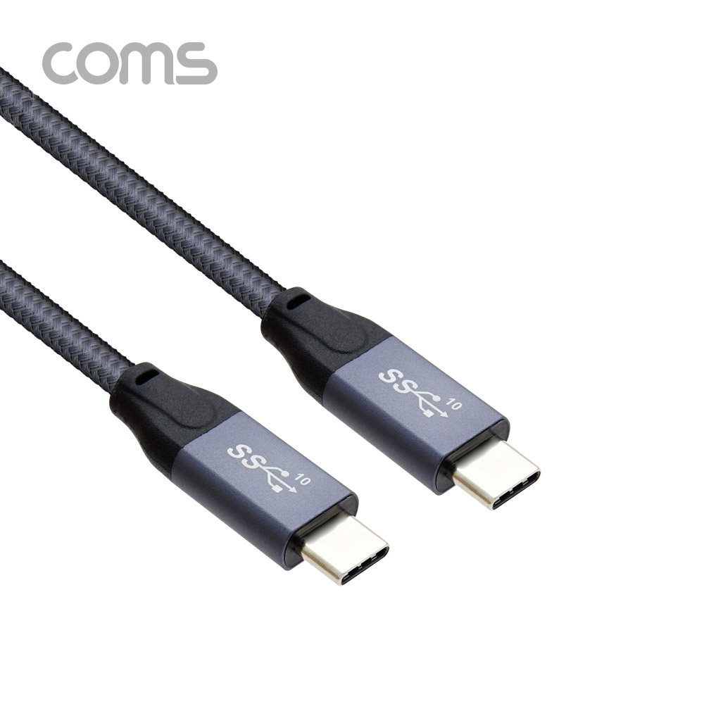 Coms USB 3.1 Type C PD 케이블 2M 100W GEN2 10Gbps C타입 to C타입